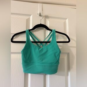 Lululemon sports bra. Size 4. Color teal blue.